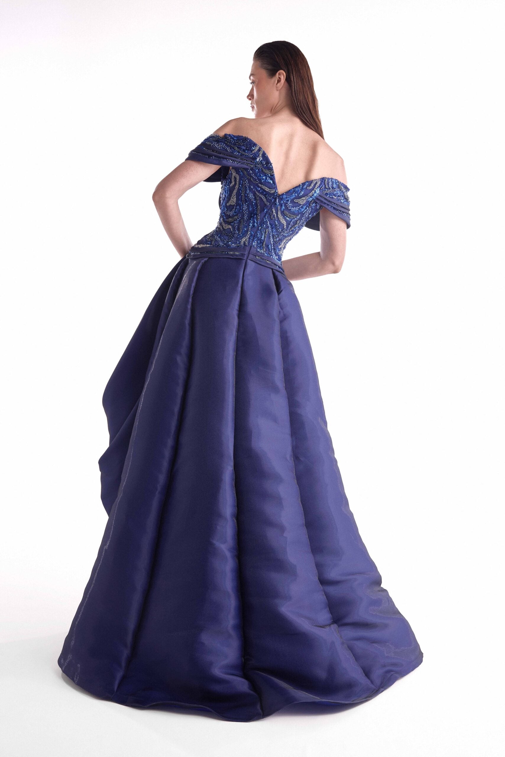 Midnight Nocturne Embellished Gown G2147
