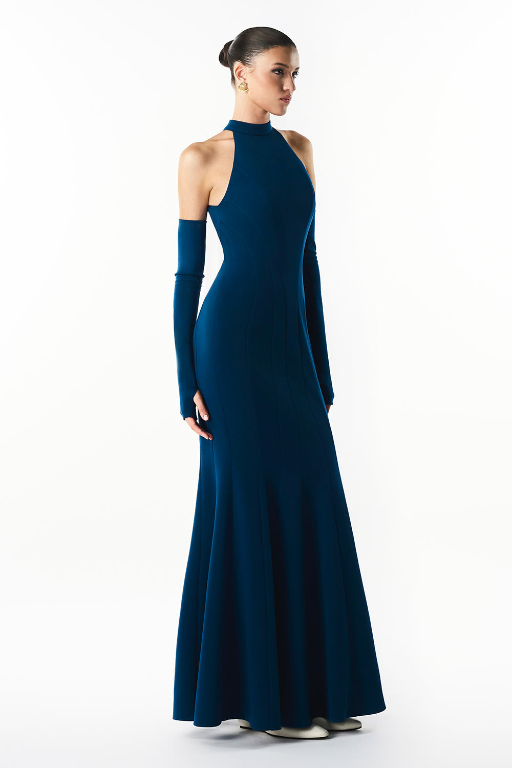 Mirer - Merina Mermaid Cotton Maxi Dress-2
