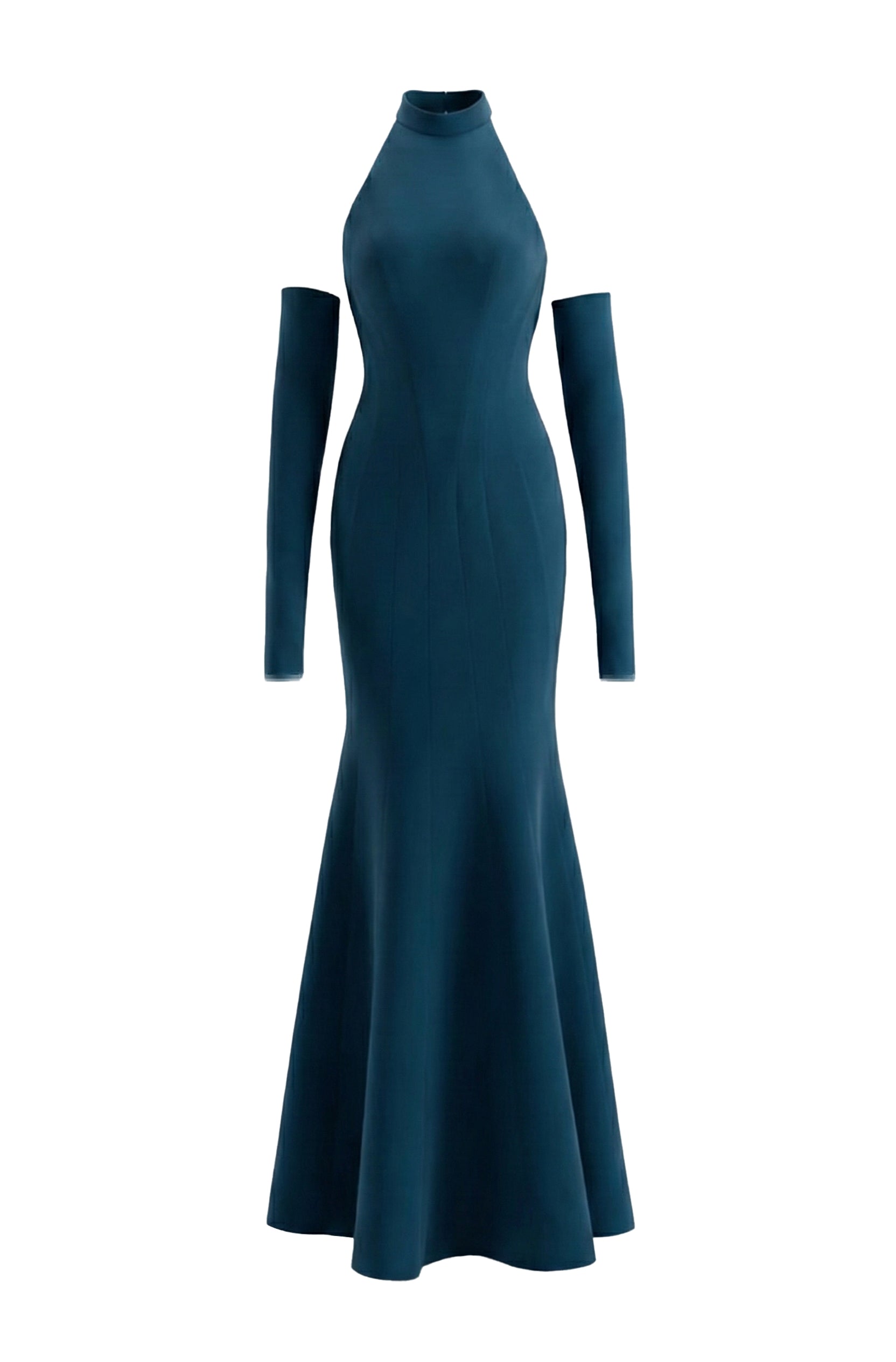 Mirer - Merina Mermaid Cotton Maxi Dress-5