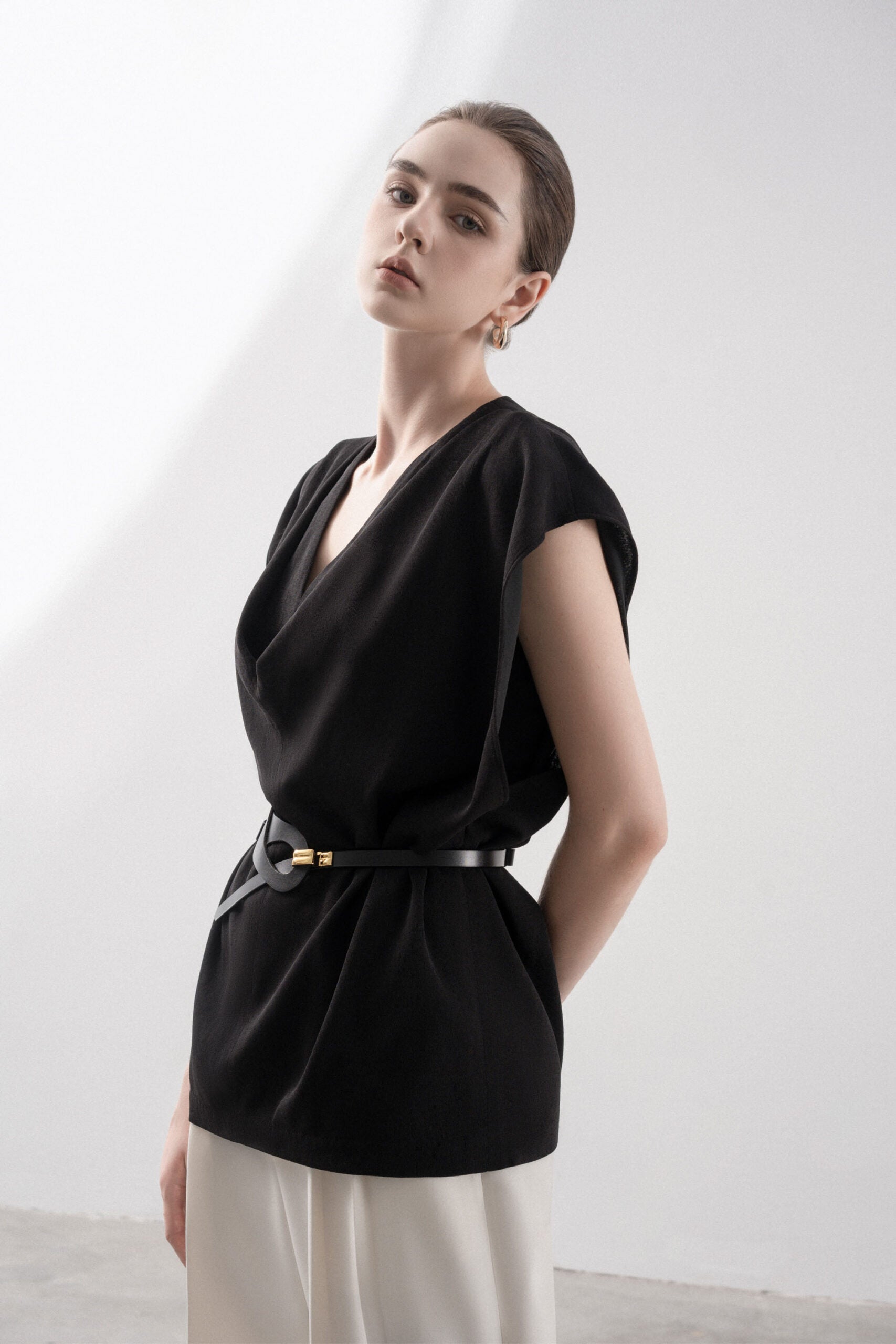 Nadia V-neck Blouse