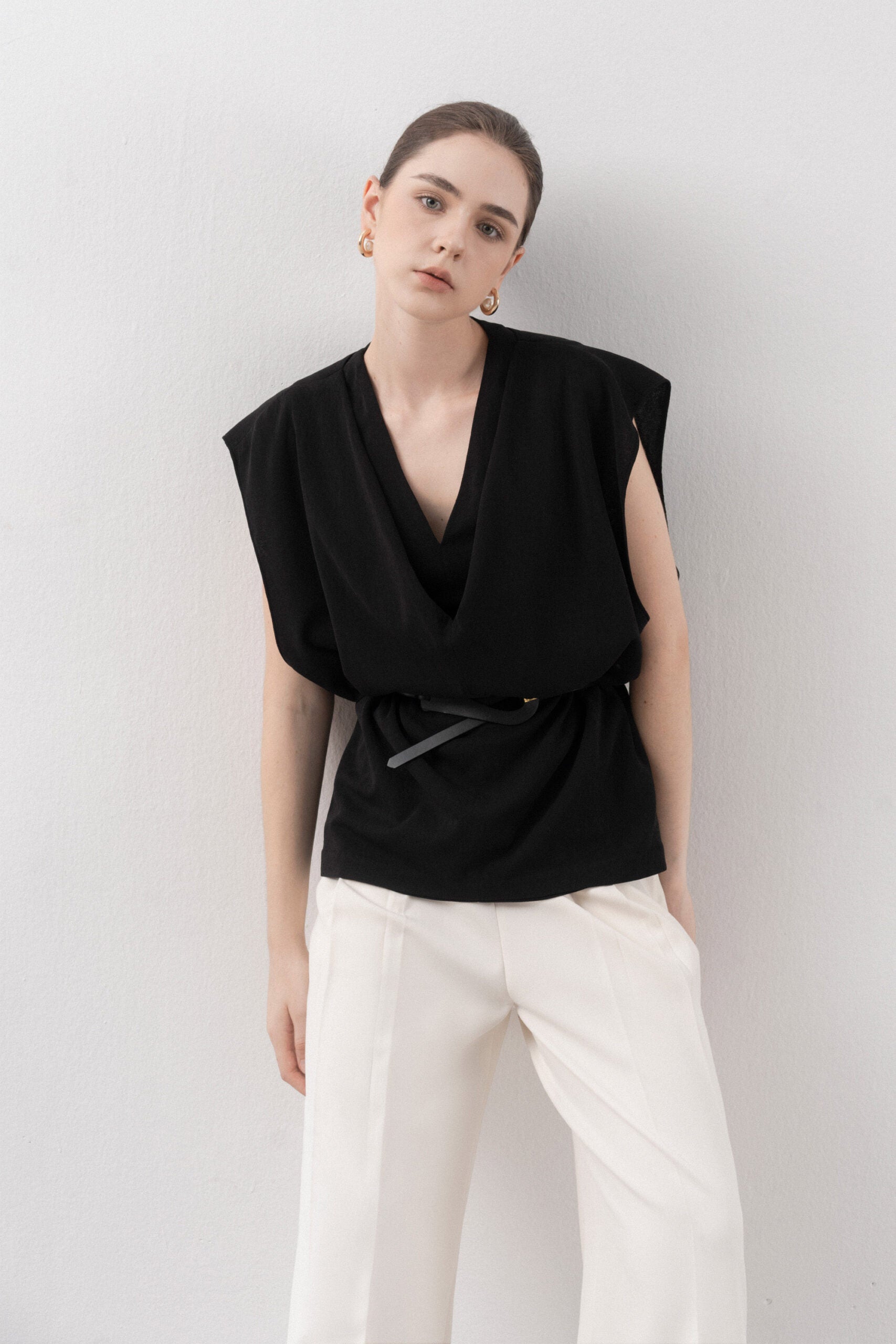 Nadia V-neck Blouse