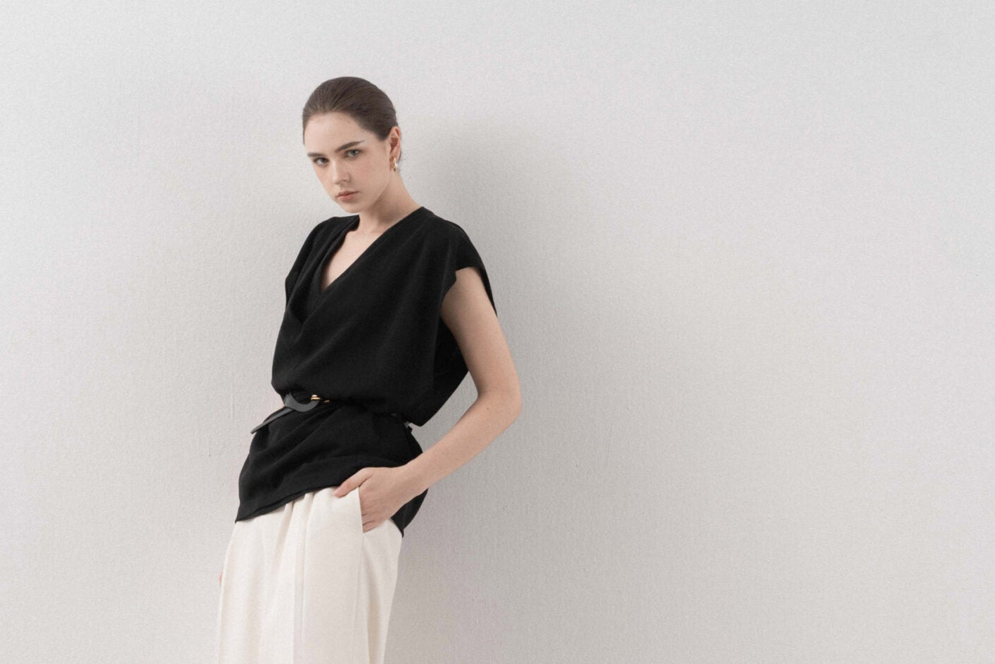 Nadia V-neck Blouse