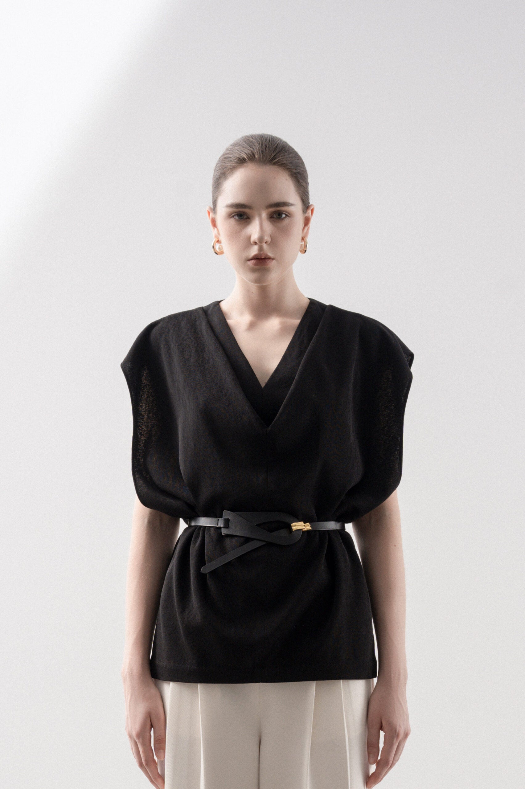 Nadia V-neck Blouse