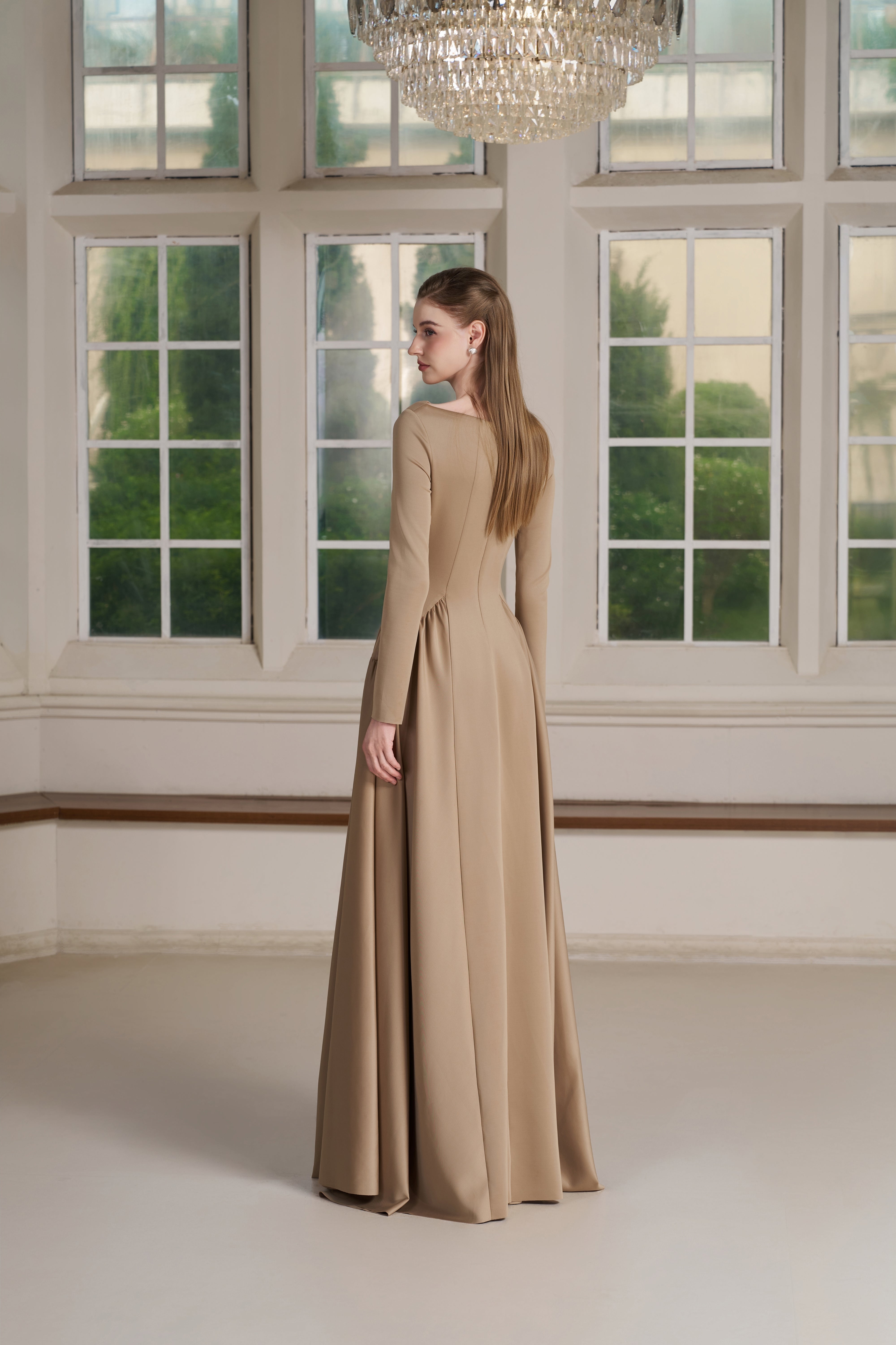 Neo Dress – Sand Maxi Dress