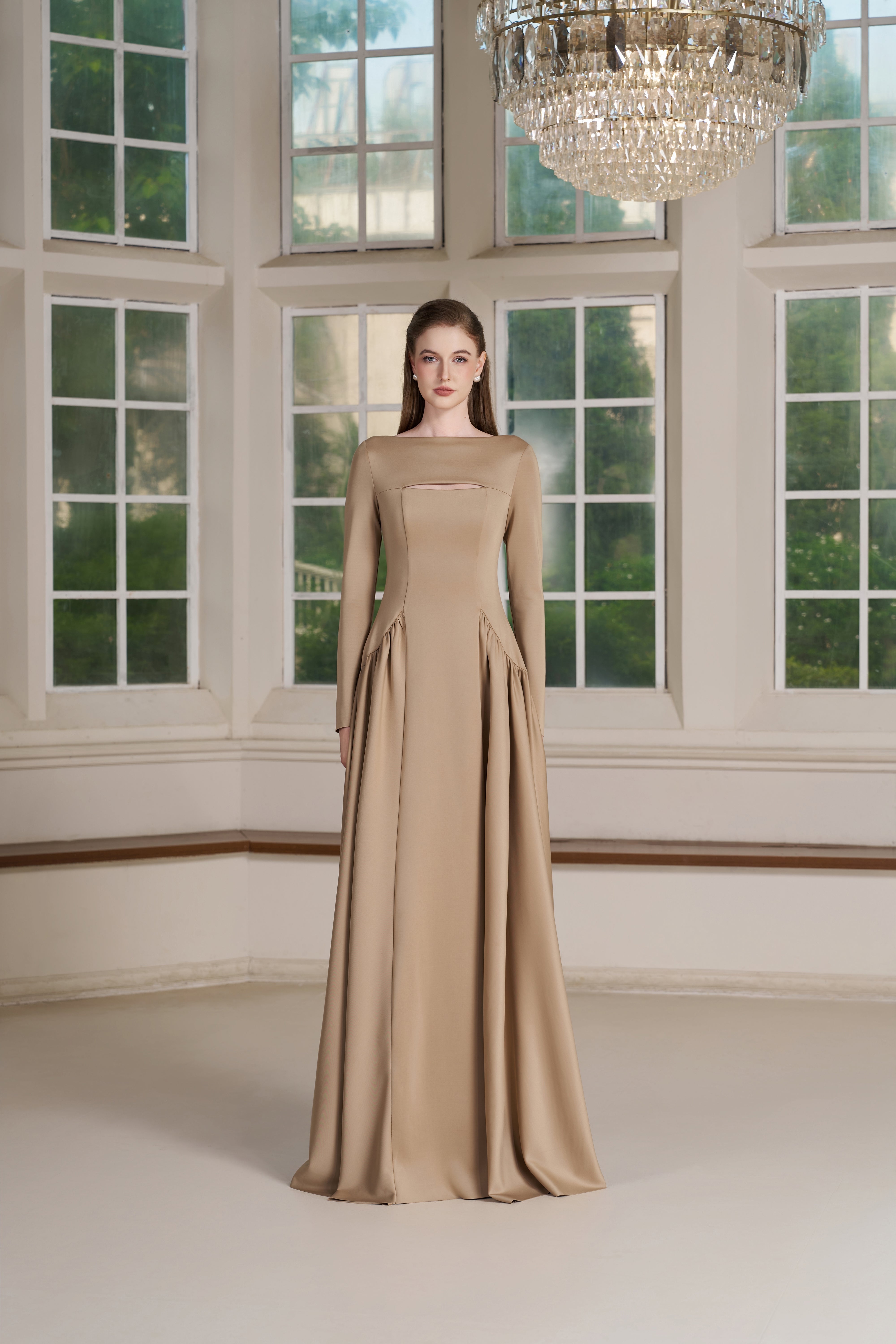 Neo Dress – Sand Maxi Dress