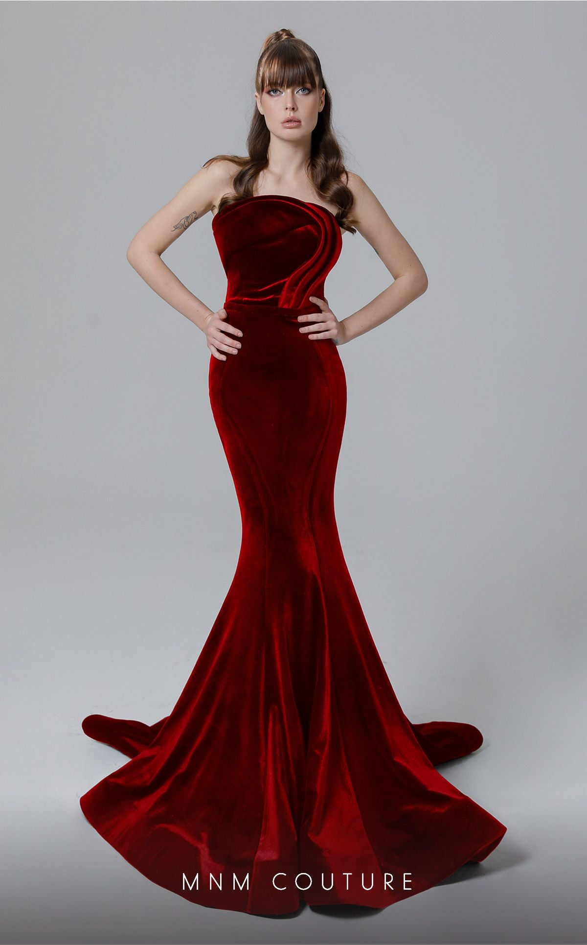 Nour Fathallah N0450 - Elegant Evening Gown