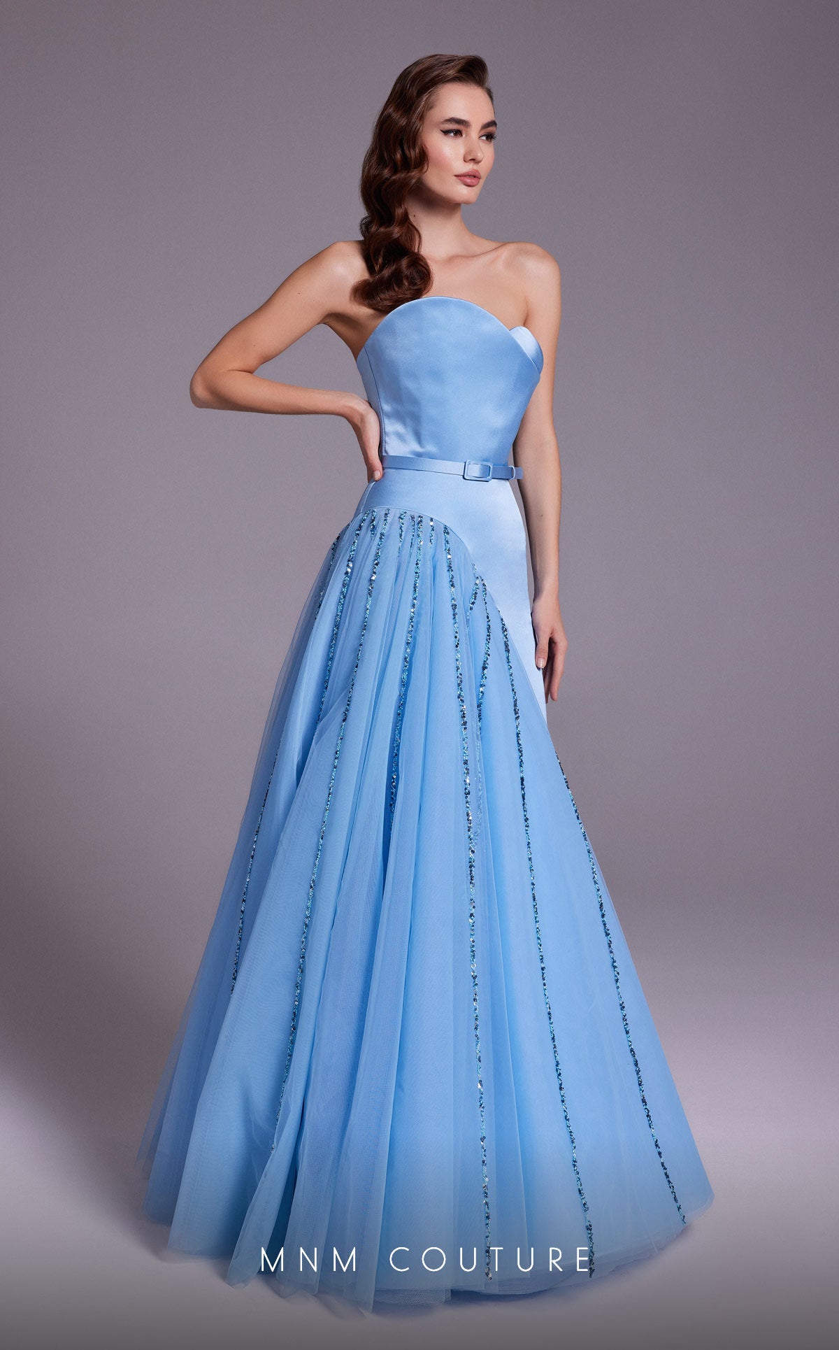 Nour Fathallah N0536 - Elegant Evening Gown