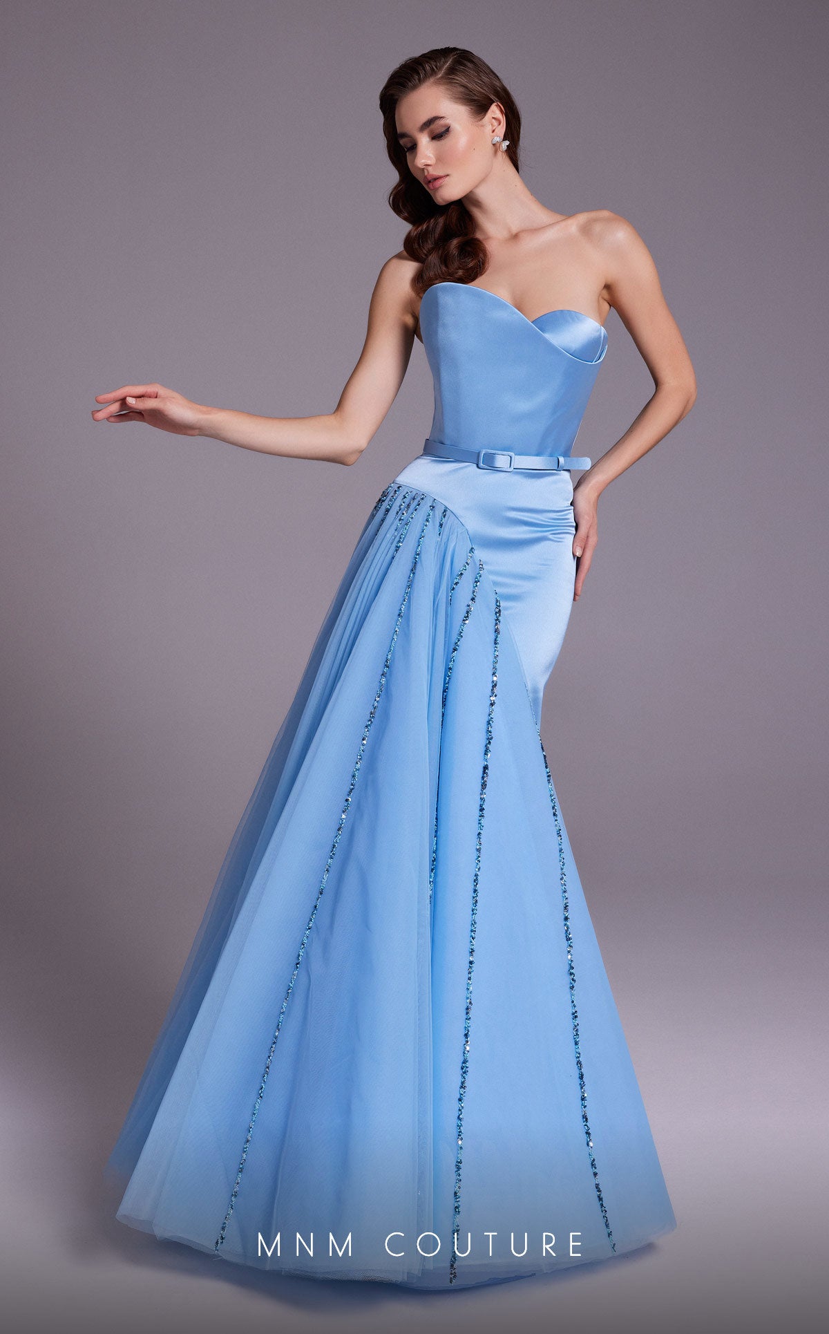 Nour Fathallah N0536 - Elegant Evening Gown