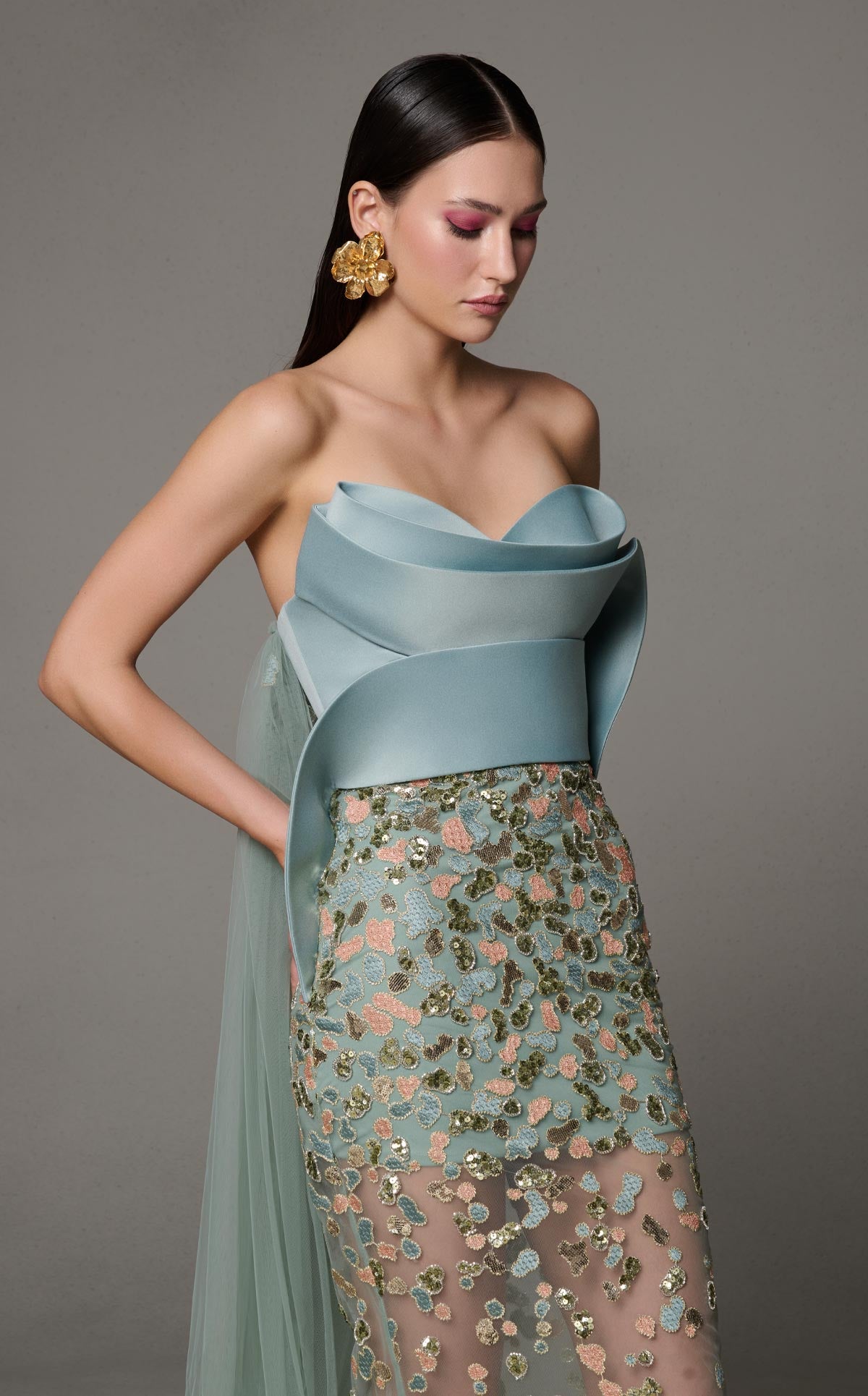 Nour Fathallah N0625 - Elegant Evening Gown