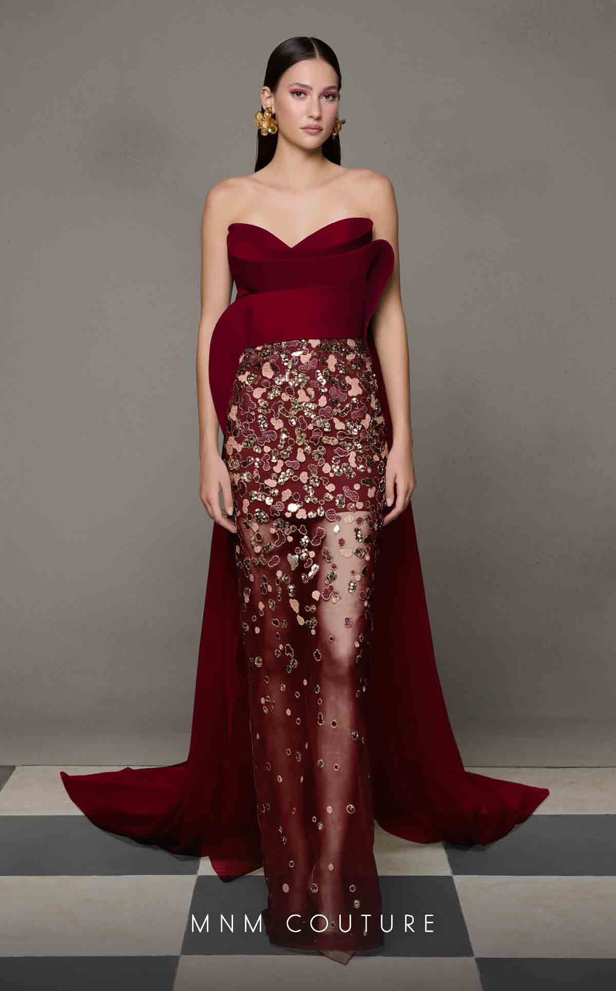Nour Fathallah N0625 - Elegant Evening Gown