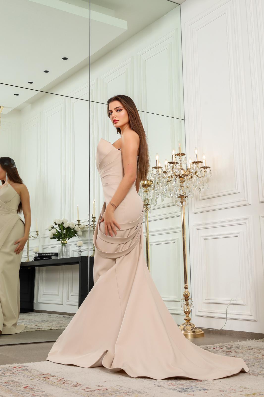 Nour Fathallah N0637 - Sophisticated Evening Gown