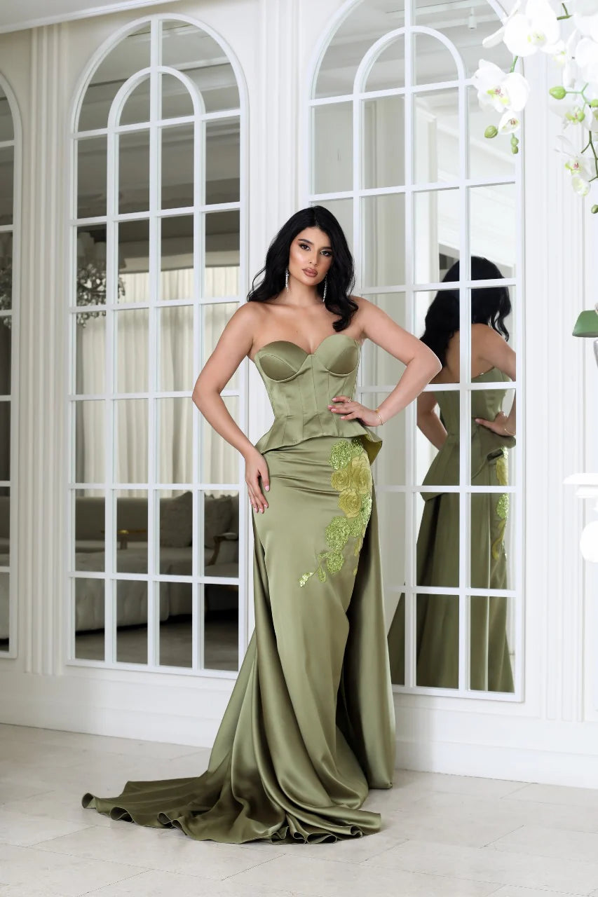 Nour Fathallah N0648 - Elegant Evening Gown