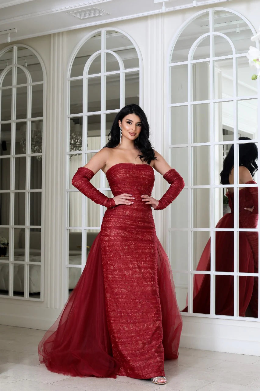 Nour Fathallah N0656 - Sophisticated Evening Gown