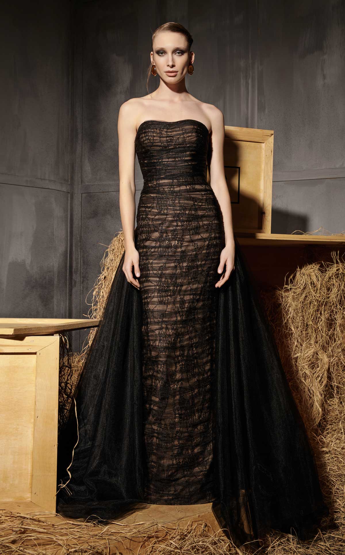 Nour Fathallah N0656 - Sophisticated Evening Gown
