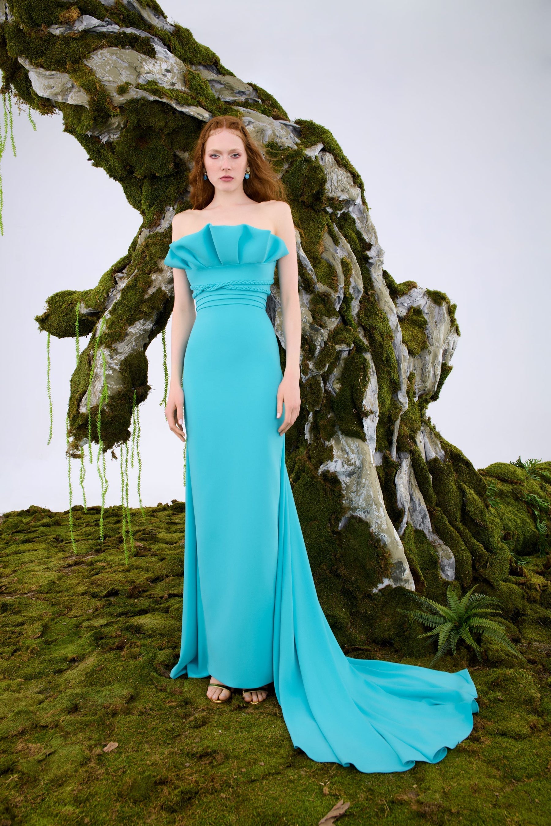 Nour Fathallah N0675 - Modern Feminine Silhouette Gown
