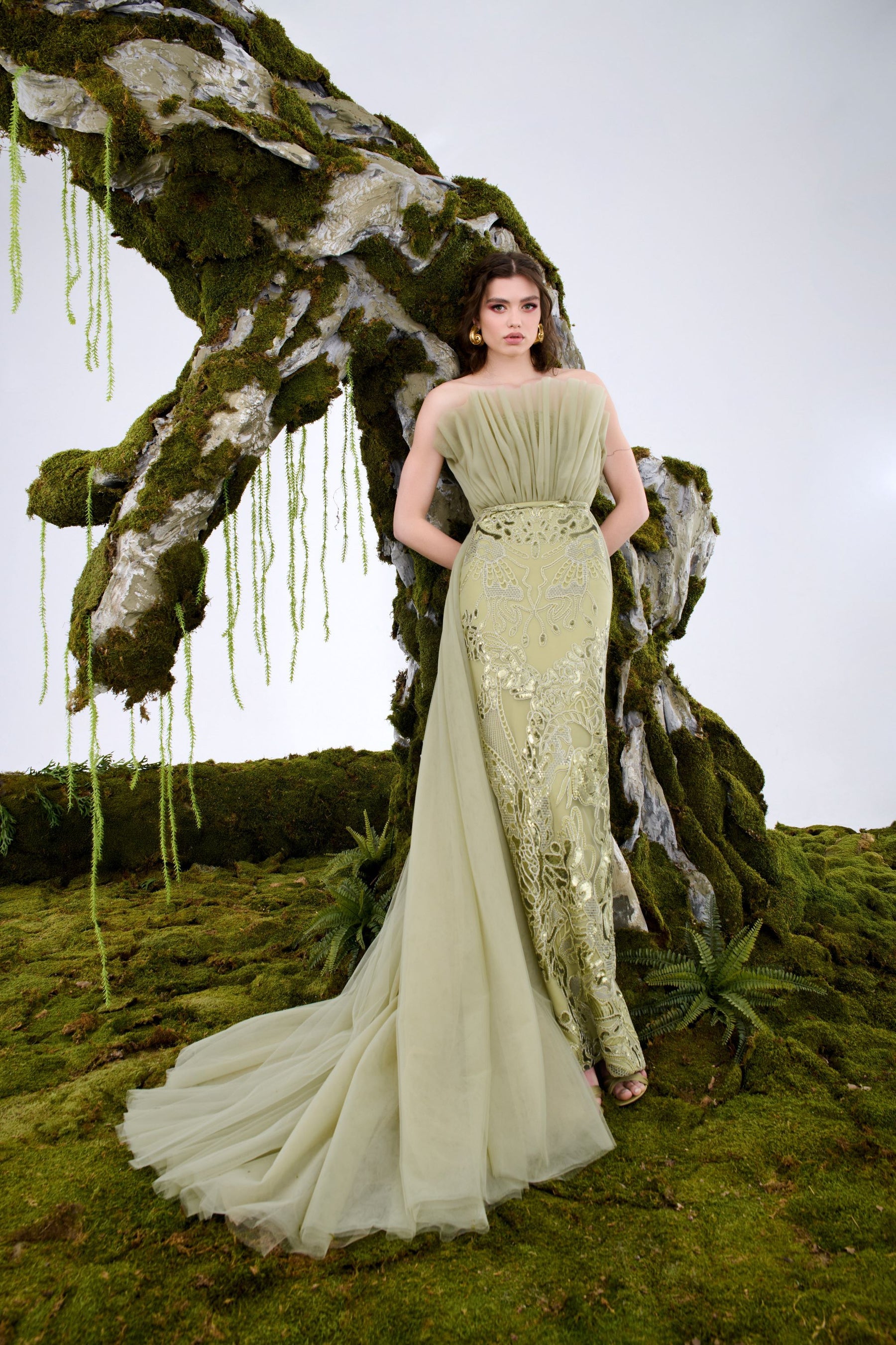 Nour Fathallah N0680 - Nuanced Elegant Evening Gown