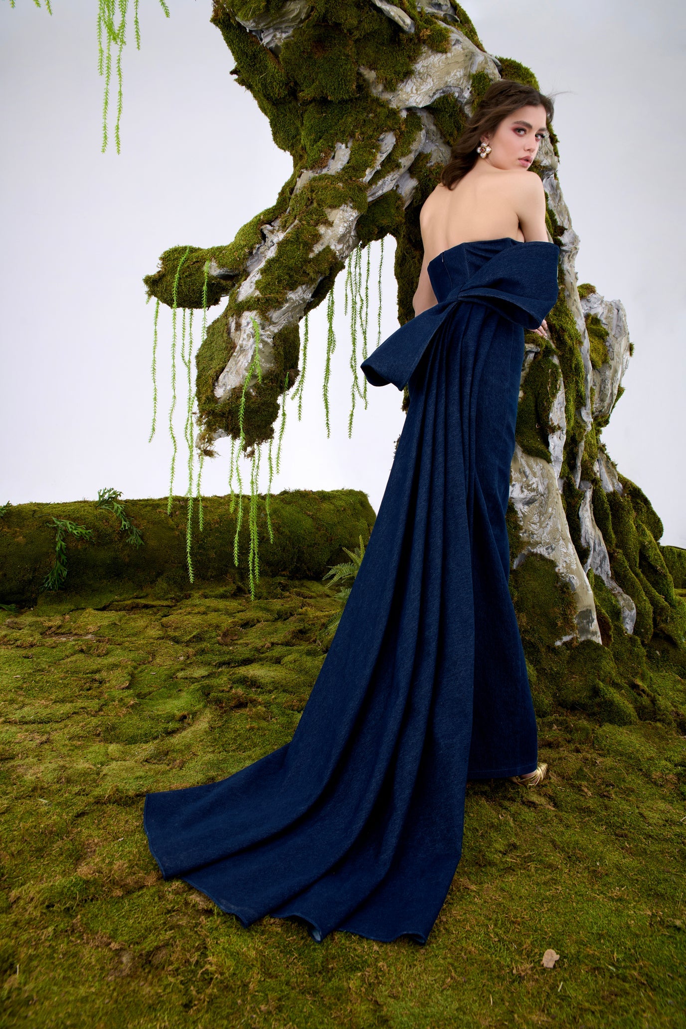 Nour Fathallah N0682 - Ethereal Sculptural Evening Gown