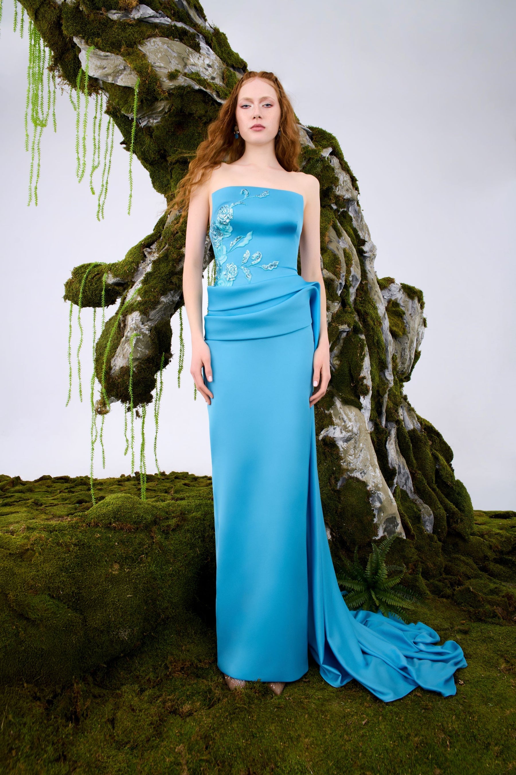 Nour Fathallah N0684 - Understated Sophisticated Evening Gown