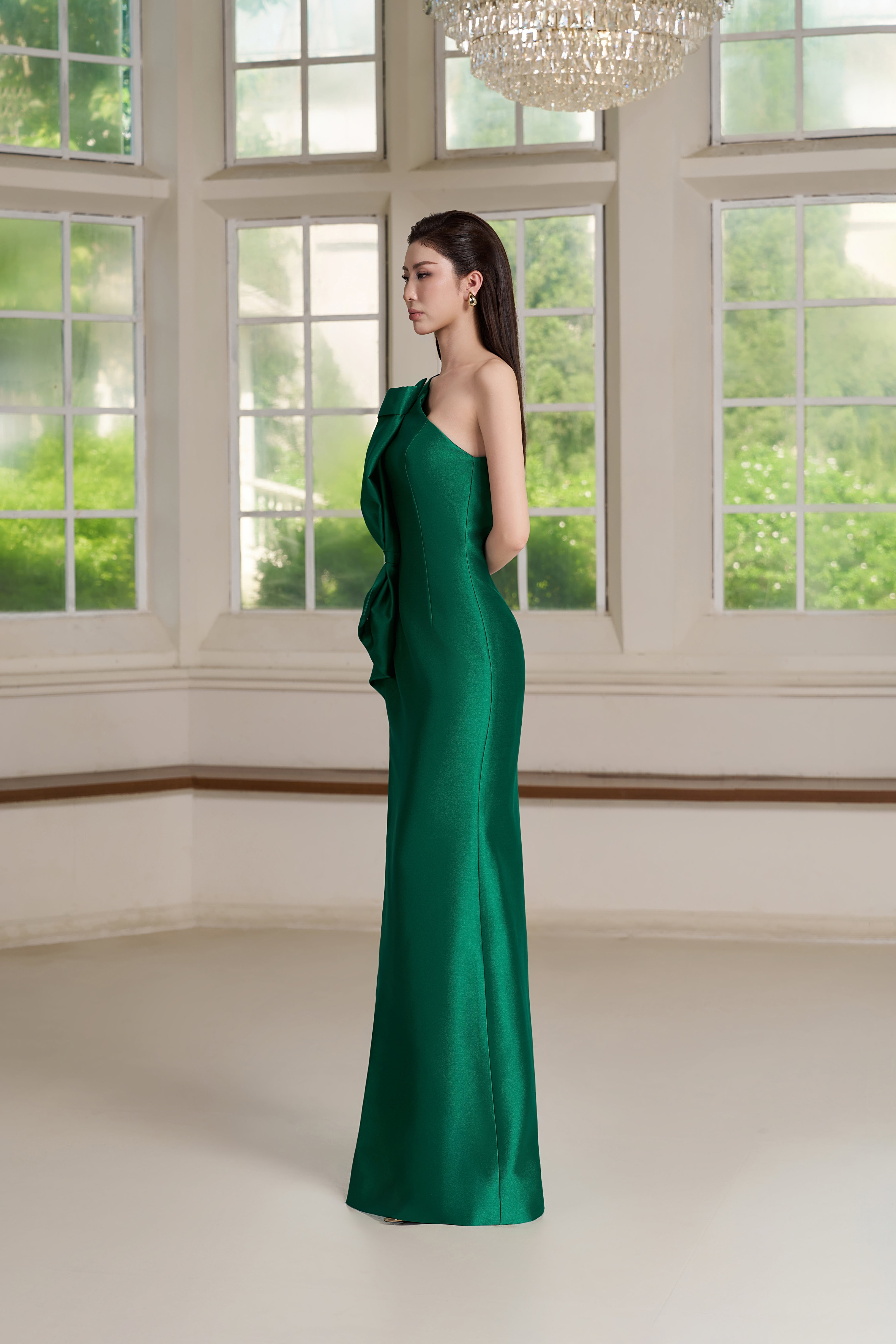 Ora Dress – Emerald Maxi Dress