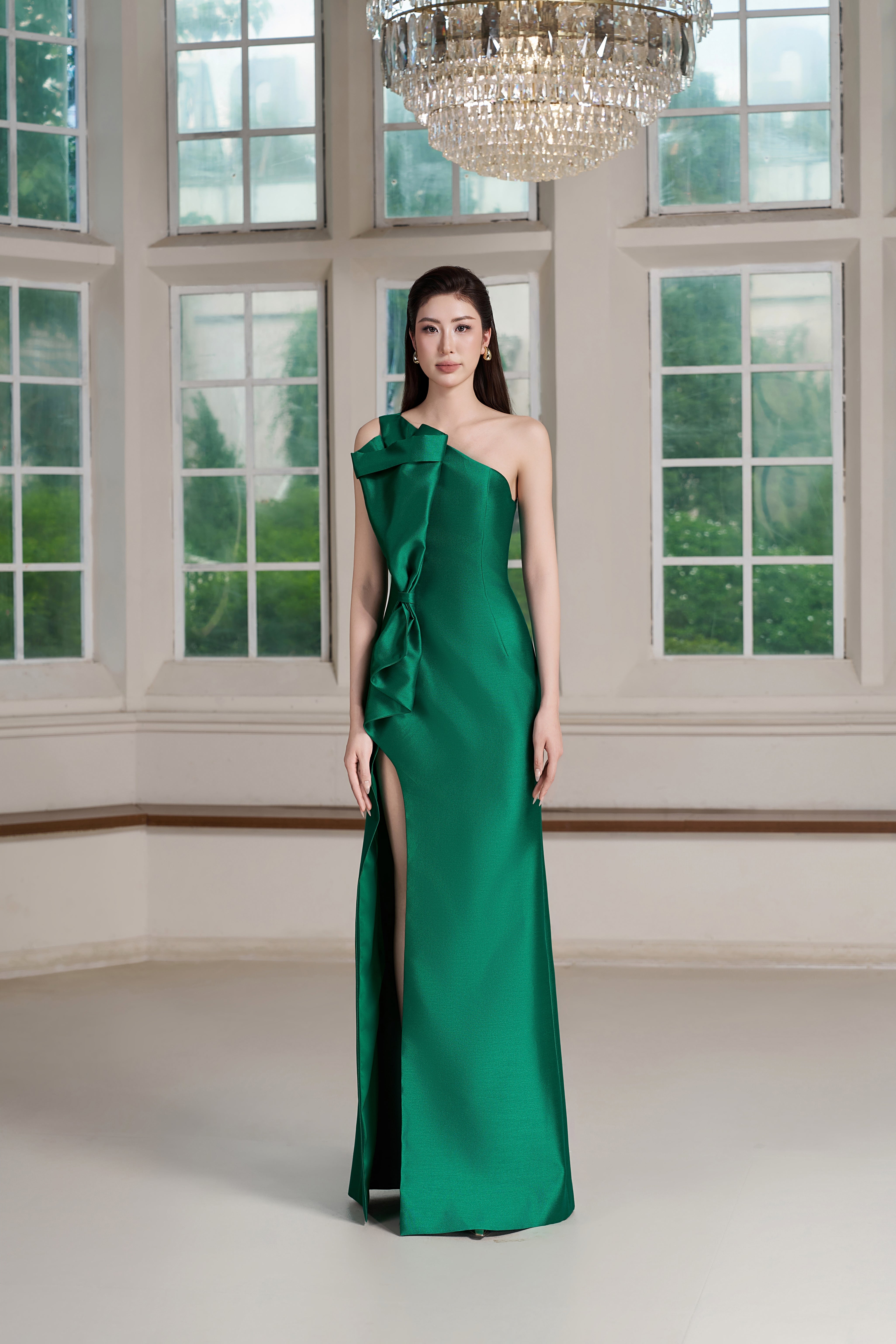 Ora Dress – Emerald Maxi Dress
