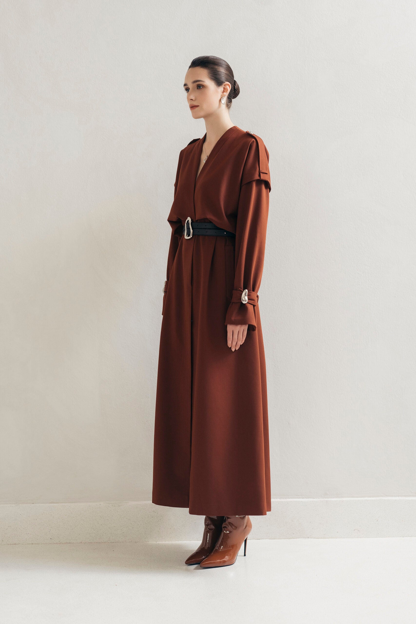 Orange Charm Trench