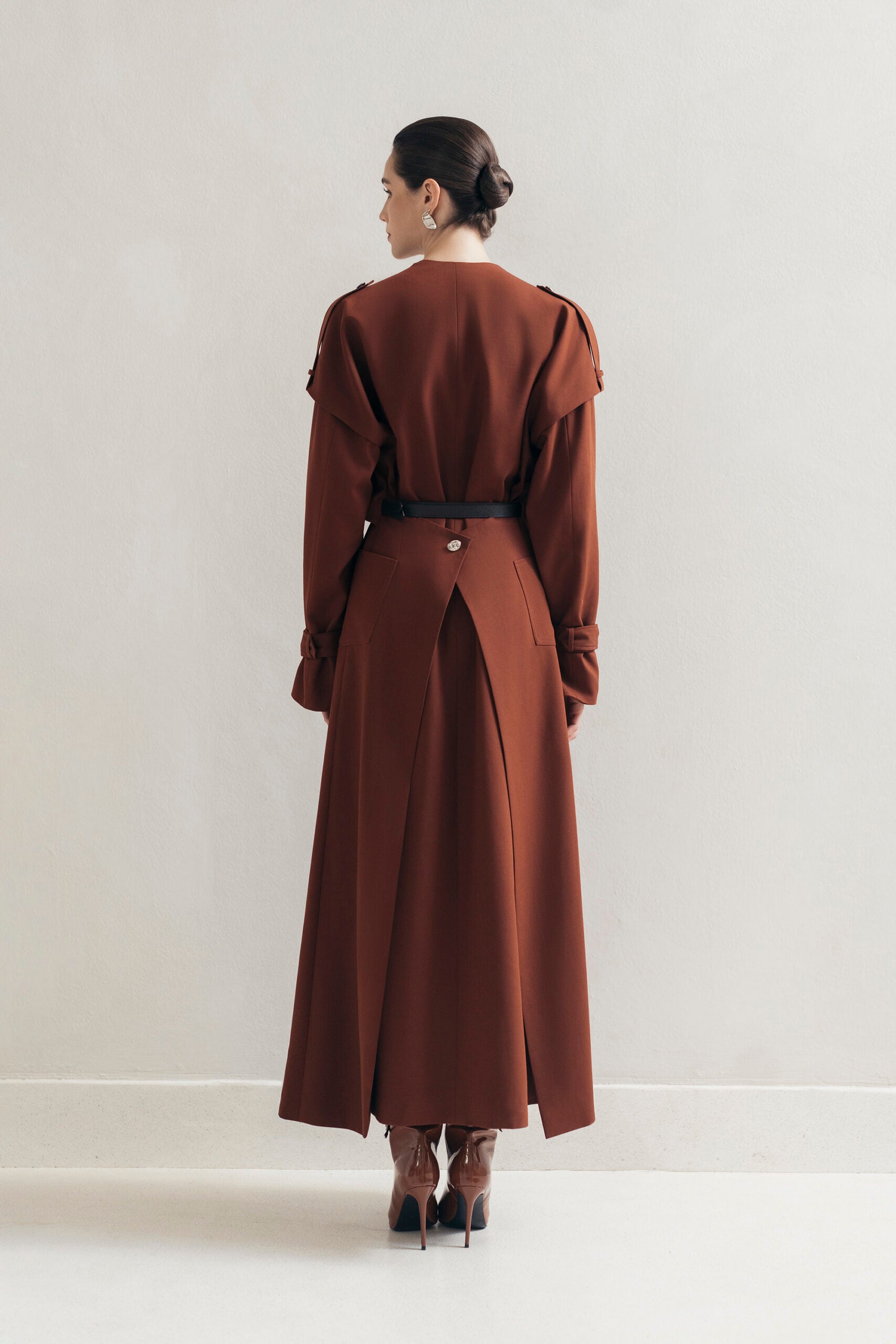 Orange Charm Trench