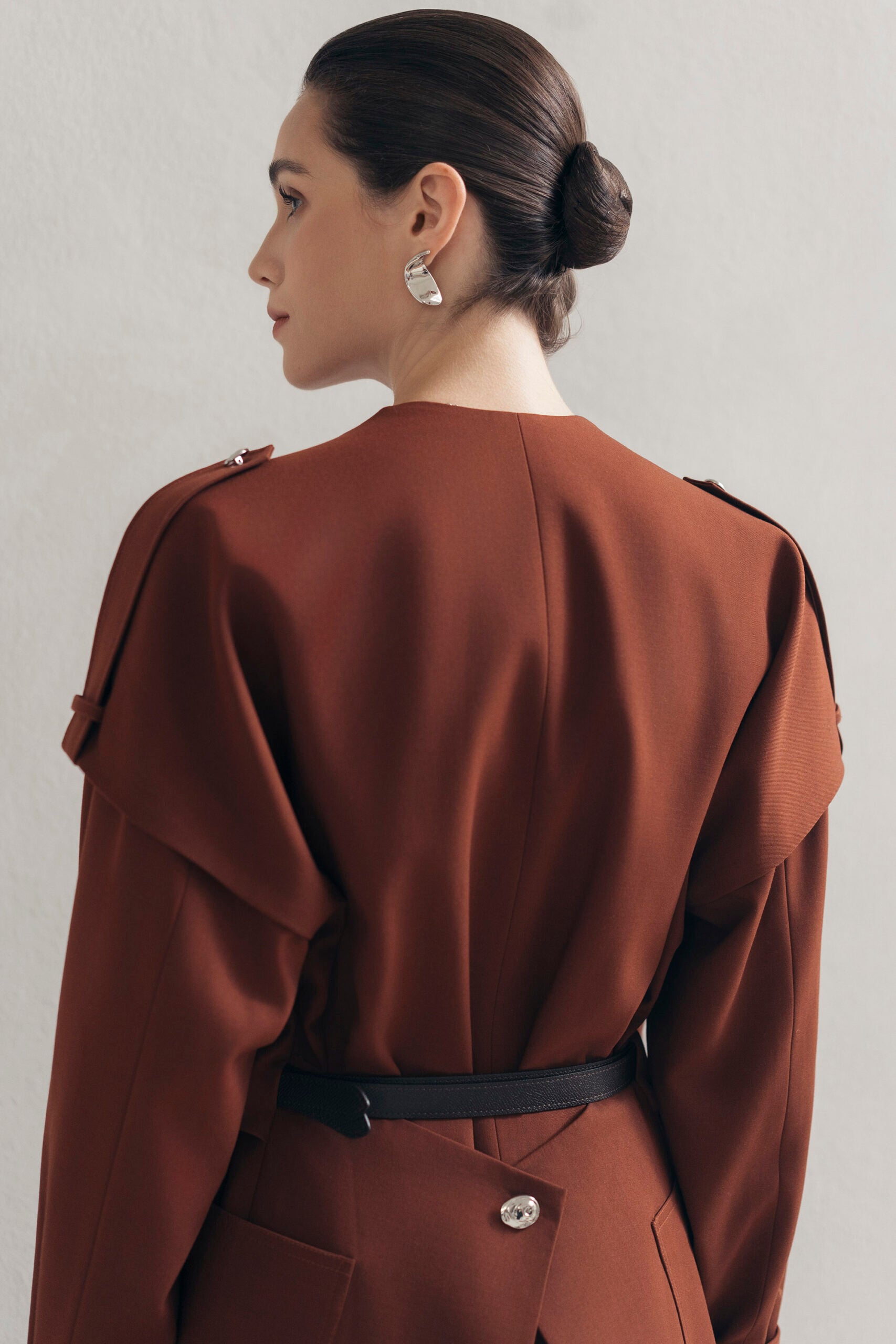 Orange Charm Trench
