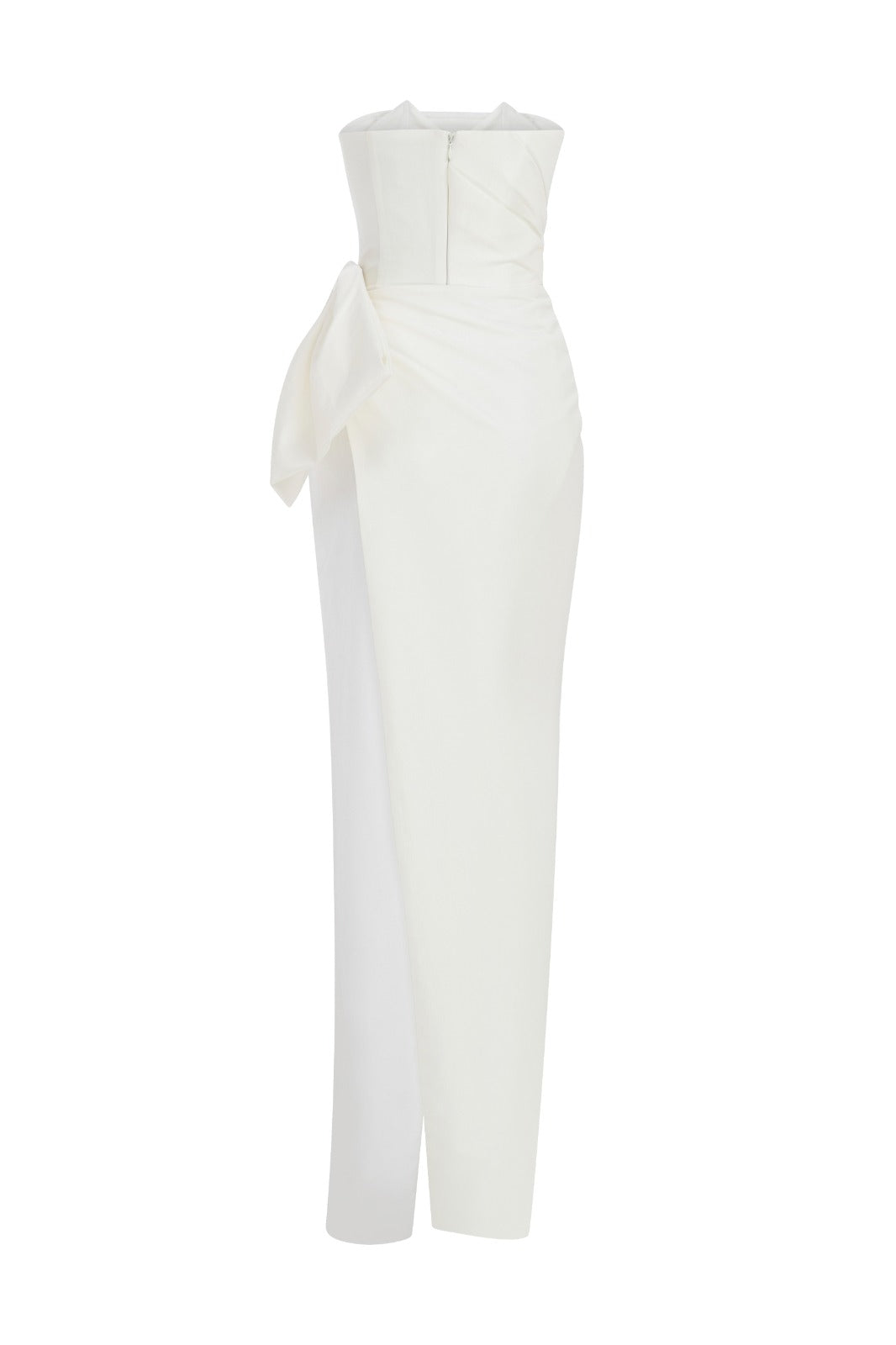 Black Strapless Evening Gown N0558