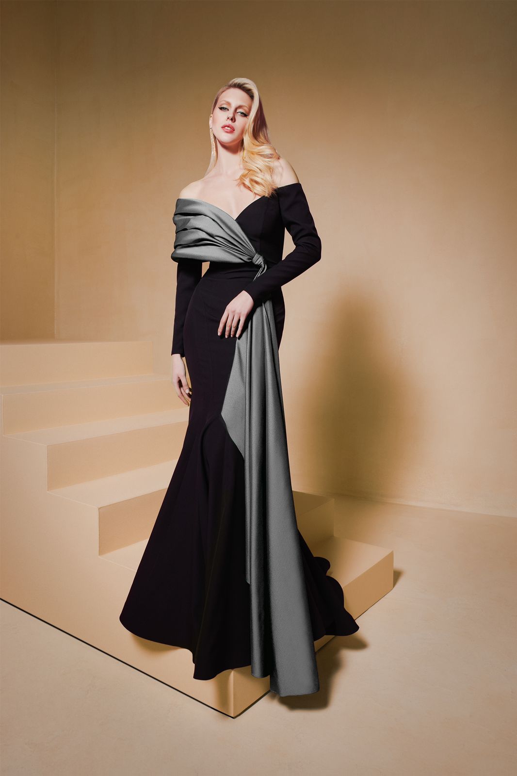 Strapless Evening Gown N0561