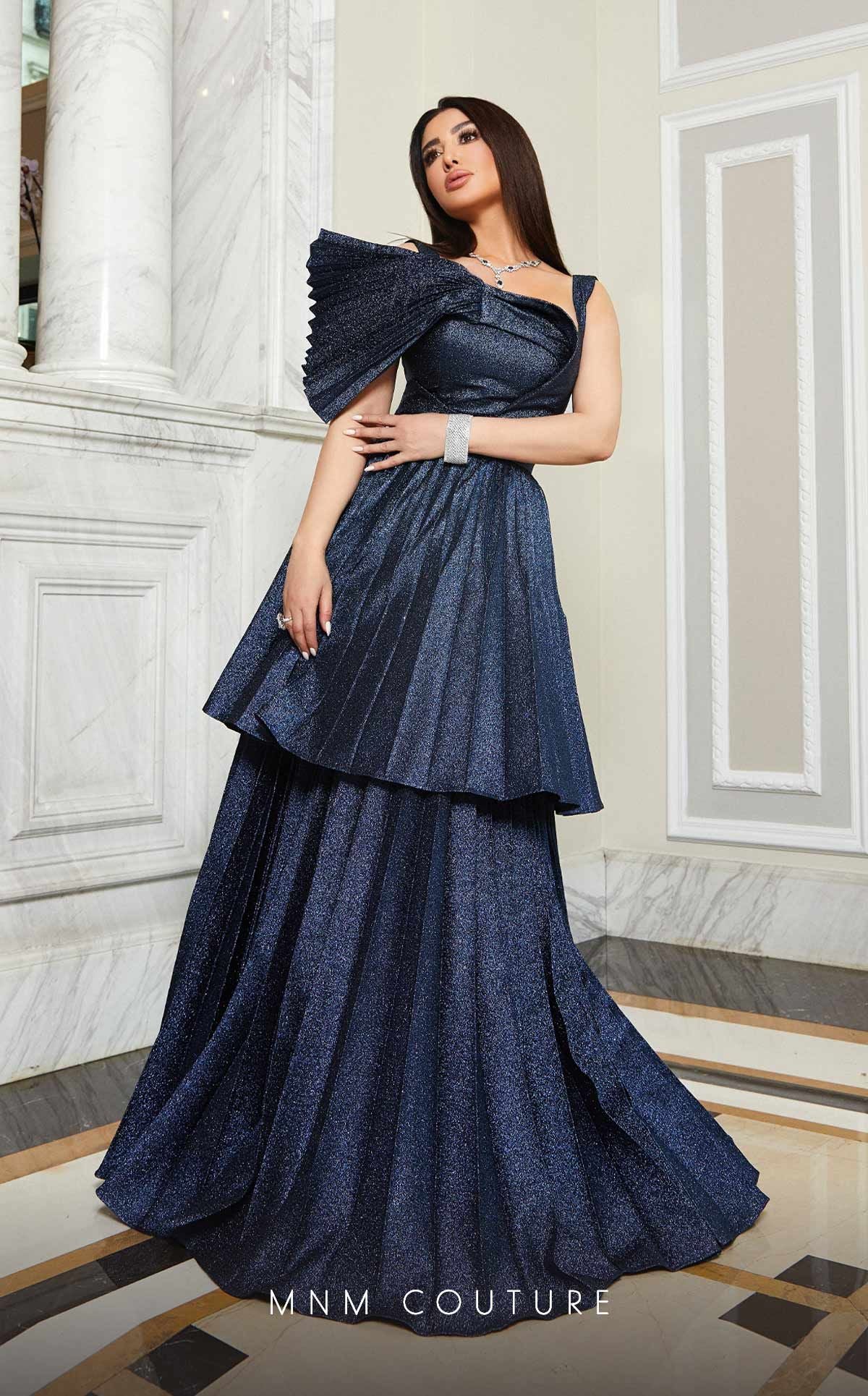 Radiant Evening Jacquard Gown E0017