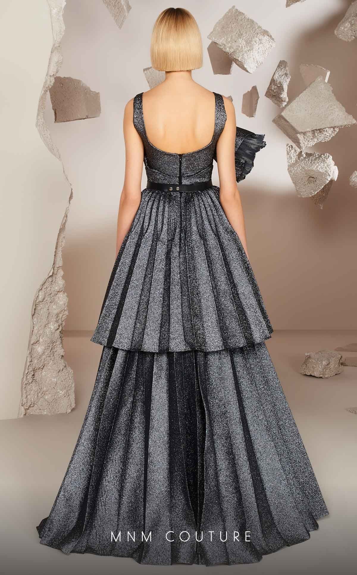 Radiant Evening Jacquard Gown E0017