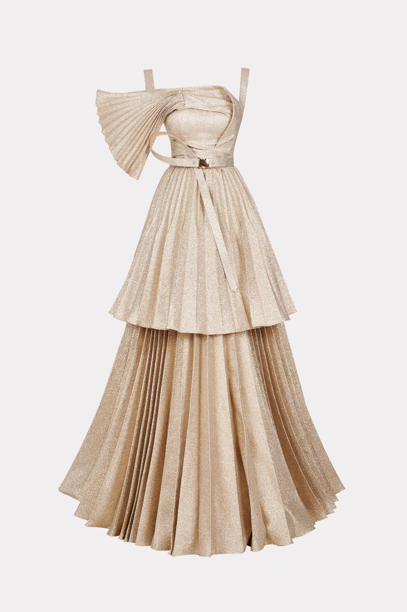 Radiant Evening Jacquard Gown E0017