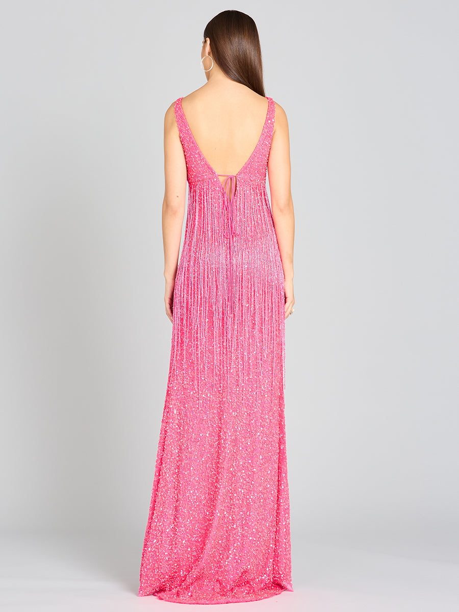 Regan Fringe Sequin Dress 9974