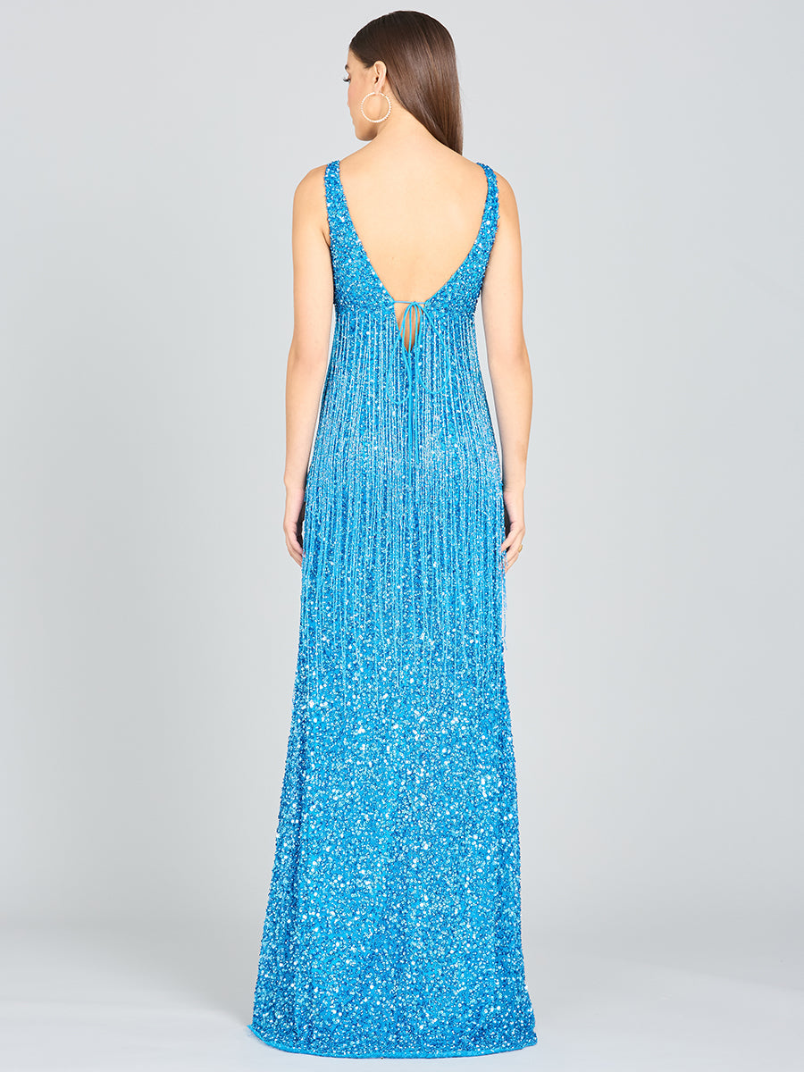 Regan Fringe Sequin Dress 9974