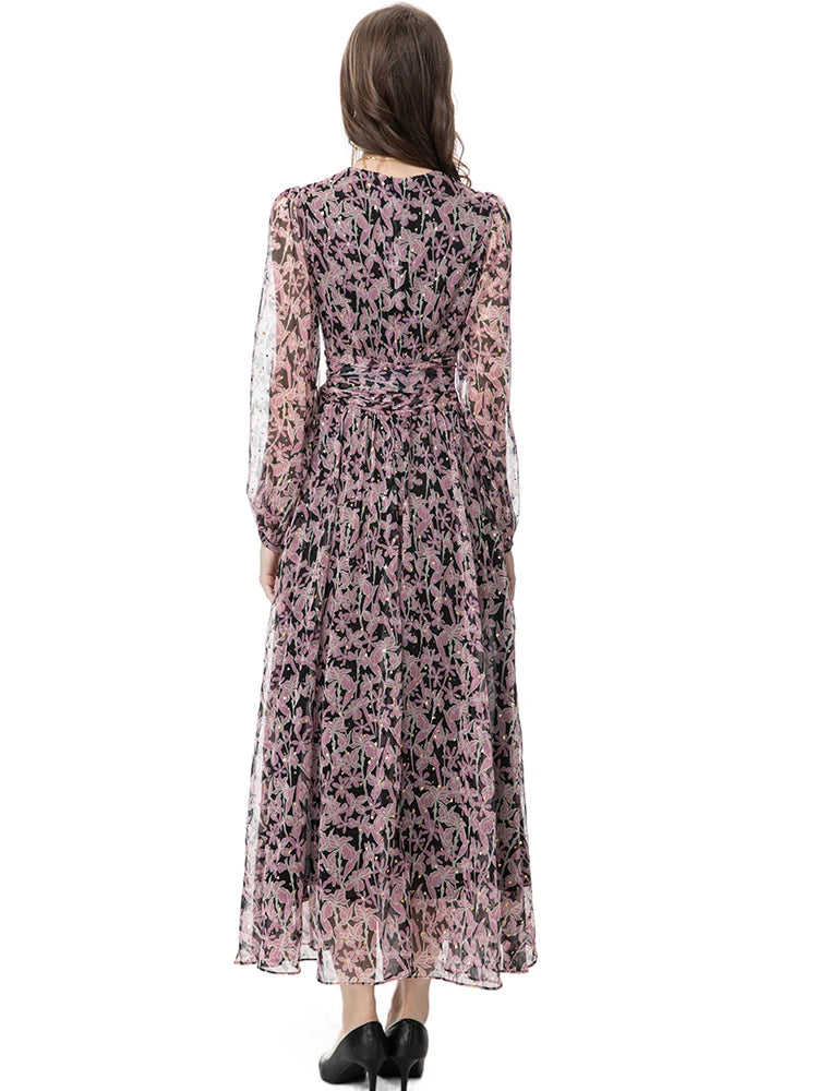 DRESS STYLE - SY629-Midi Dress-onlinemarkat-Pink-XS - US 2-onlinemarkat