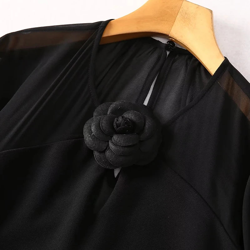 DRESS STYLE - SY430-maxi dress-onlinemarkat-black-XS - US 2-onlinemarkat