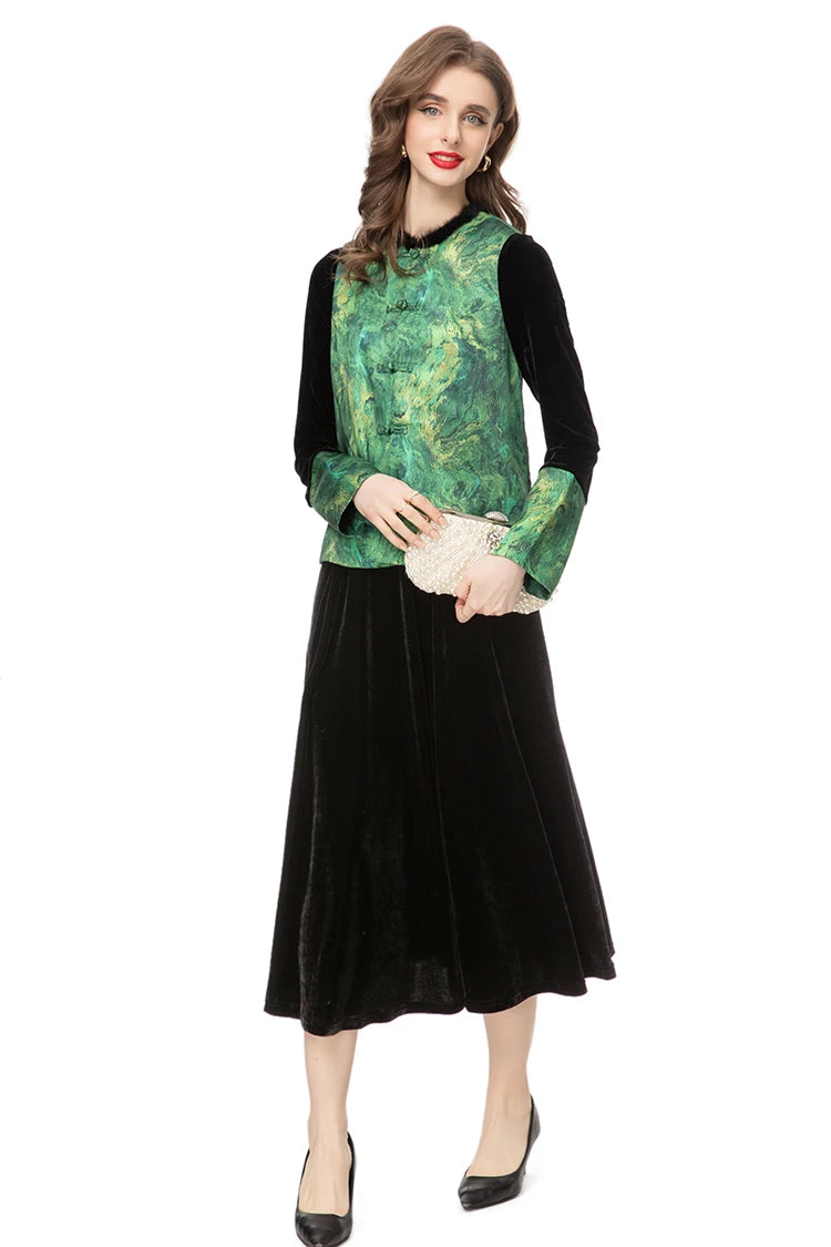 SUIT STYLE - SO256-Suits and Sets-onlinemarkat-green-XS - US 2-onlinemarkat