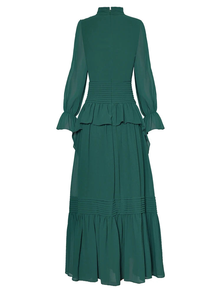 DRESS STYLE - SY667-maxi dress-onlinemarkat-green-XS - US 2-onlinemarkat