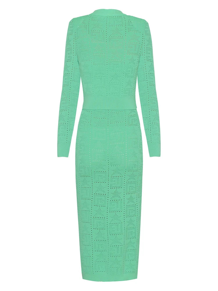 SUIT STYLE - SY608-Suits and Sets-onlinemarkat-green-XS - US 2-onlinemarkat