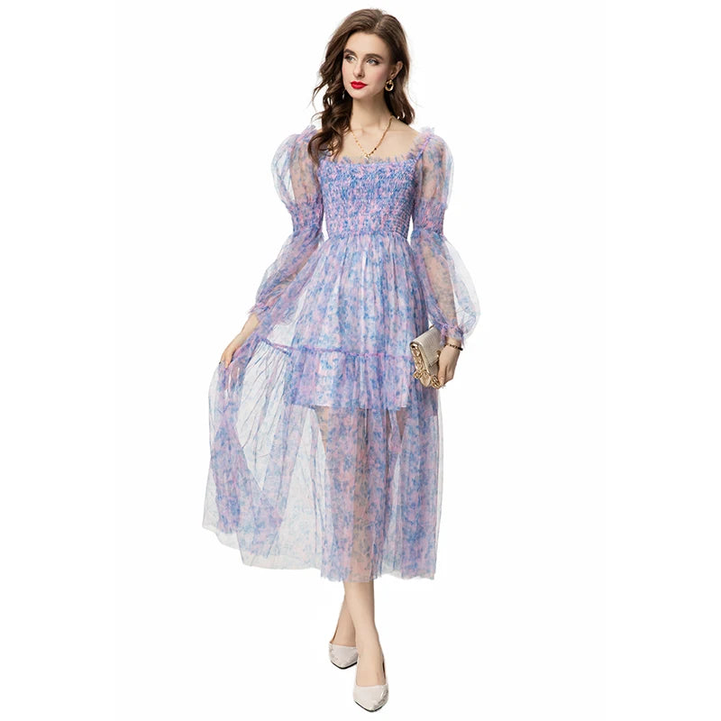 DRESS STYLE - SY823-Midi Dress-onlinemarkat-Lavender-XS - US 2-onlinemarkat