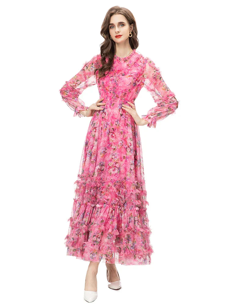 DRESS STYLE - NY3249-Midi Dress-onlinemarkat-Pink-XS - US 2-onlinemarkat