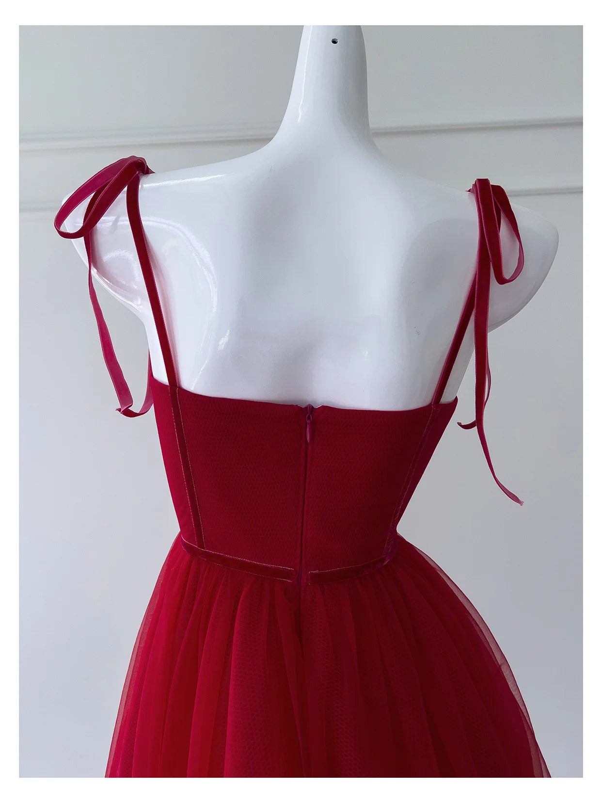 DRESS STYLE - SY472-Midi Dress-onlinemarkat-Red-XS - US 2-onlinemarkat