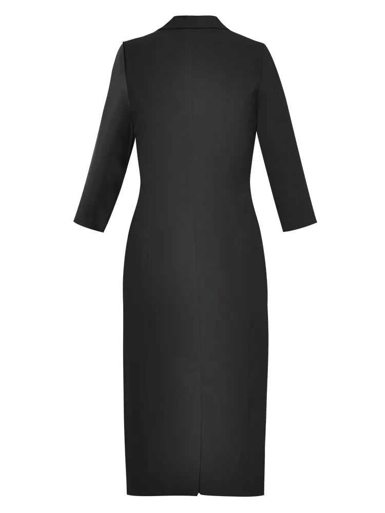 DRESS STYLE - NY2995-Midi Dress-onlinemarkat-Black-XS - US 2-onlinemarkat