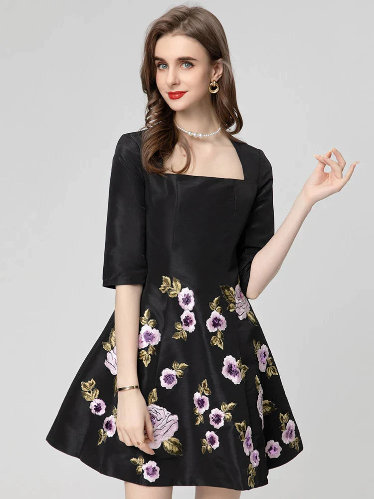 DRESS STYLE - SY540-short dress-onlinemarkat-black-XS - US 2-onlinemarkat