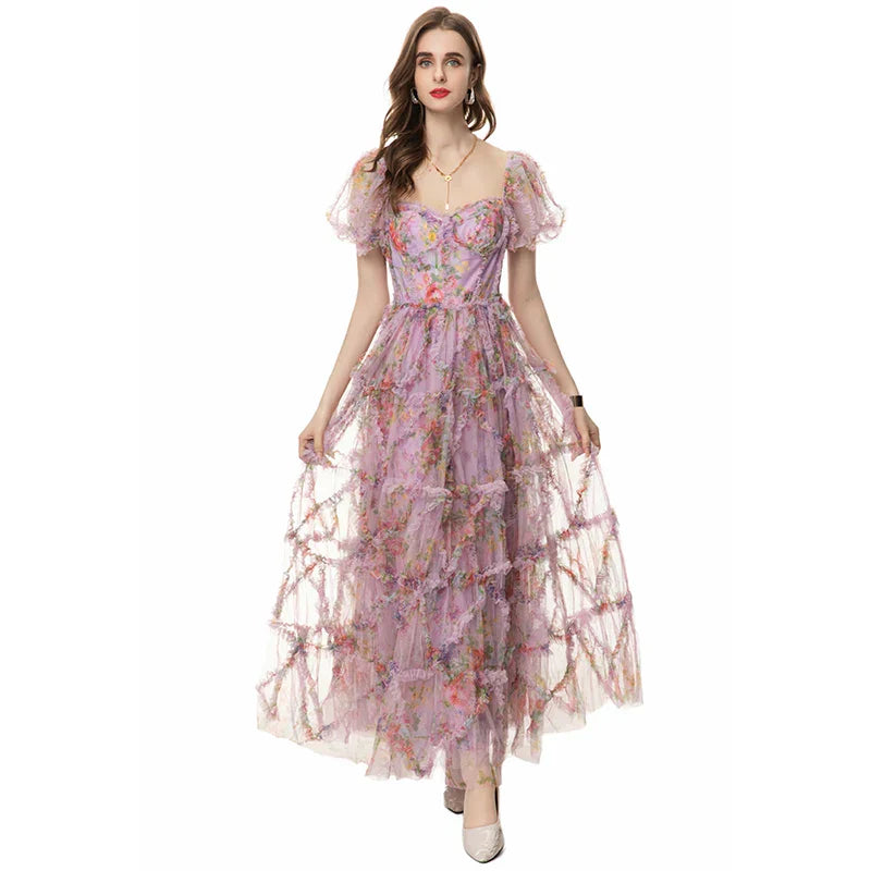 DRESS STYLE - SY830-maxi dress-onlinemarkat-Lavender-M - US 6-onlinemarkat