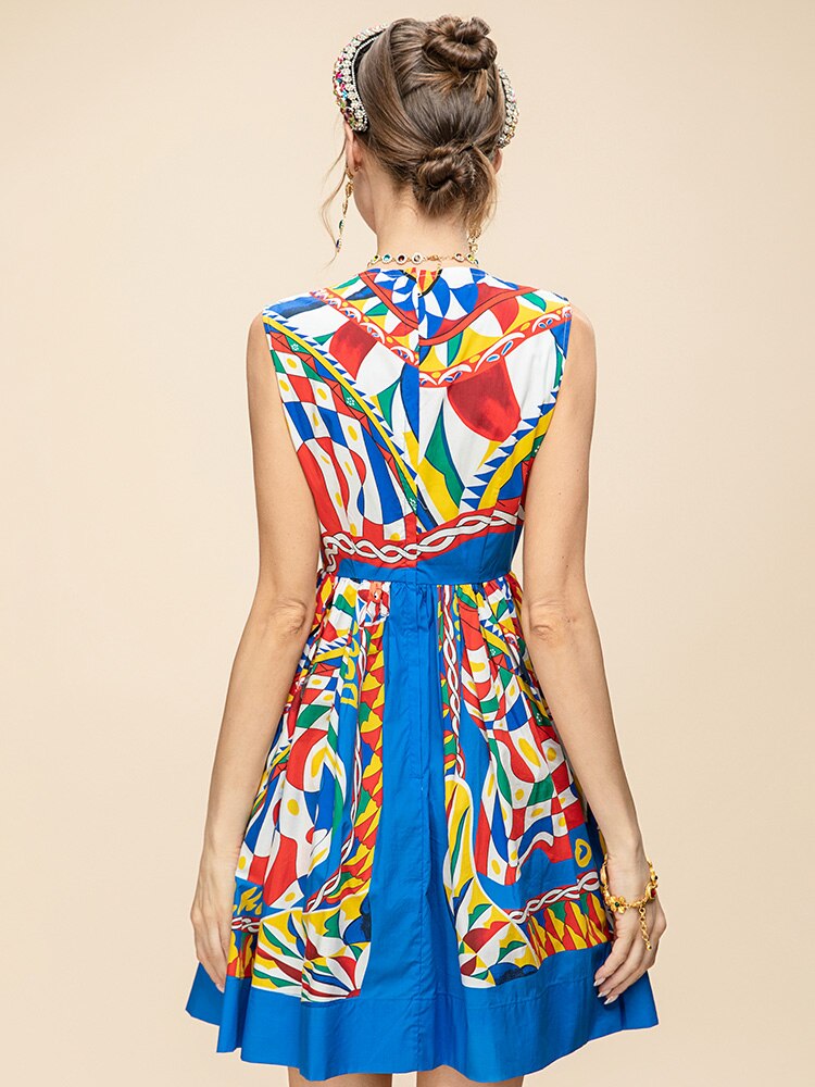 DRESS STYLE - NY2672-short dress-onlinemarkat-Mixed Color-XS - US 2-onlinemarkat
