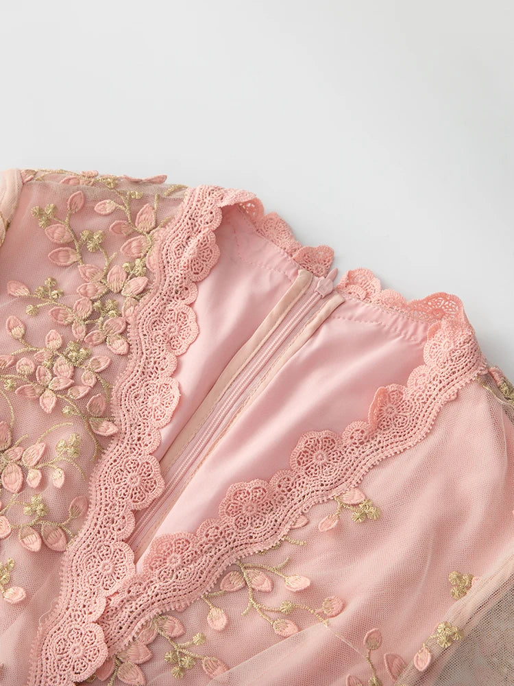 DRESS STYLE - SY330-maxi dress-onlinemarkat-Pink-XS - US 2-onlinemarkat