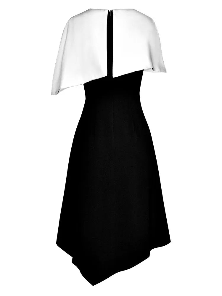 DRESS STYLE - SY367-Midi Dress-onlinemarkat-Black-XS - US 2-onlinemarkat