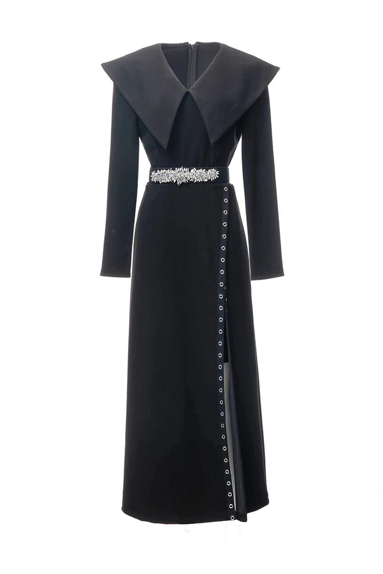 DRESS STYLE - NY3387-Midi Dress-onlinemarkat-black-XS - US 2-onlinemarkat