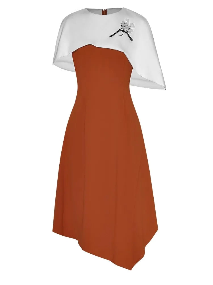 DRESS STYLE - SY367-Midi Dress-onlinemarkat-Red-XS - US 2-onlinemarkat